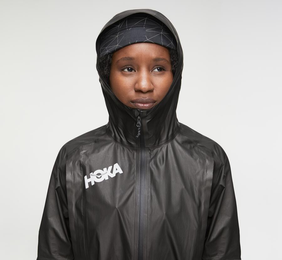 Hoka One One Jackets Womens Black - GORE-TEX Shakedry™ Run - 14976ZJKE